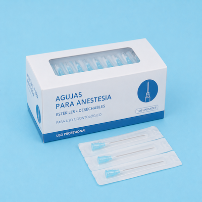 Agujas para Anestesia Dental Estériles