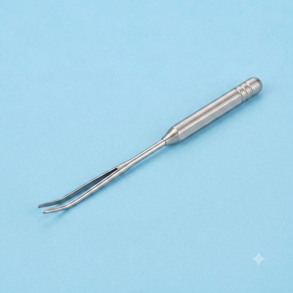 Pinza de Algodón Odontológica de Alta Precisión en Acero Inoxidable